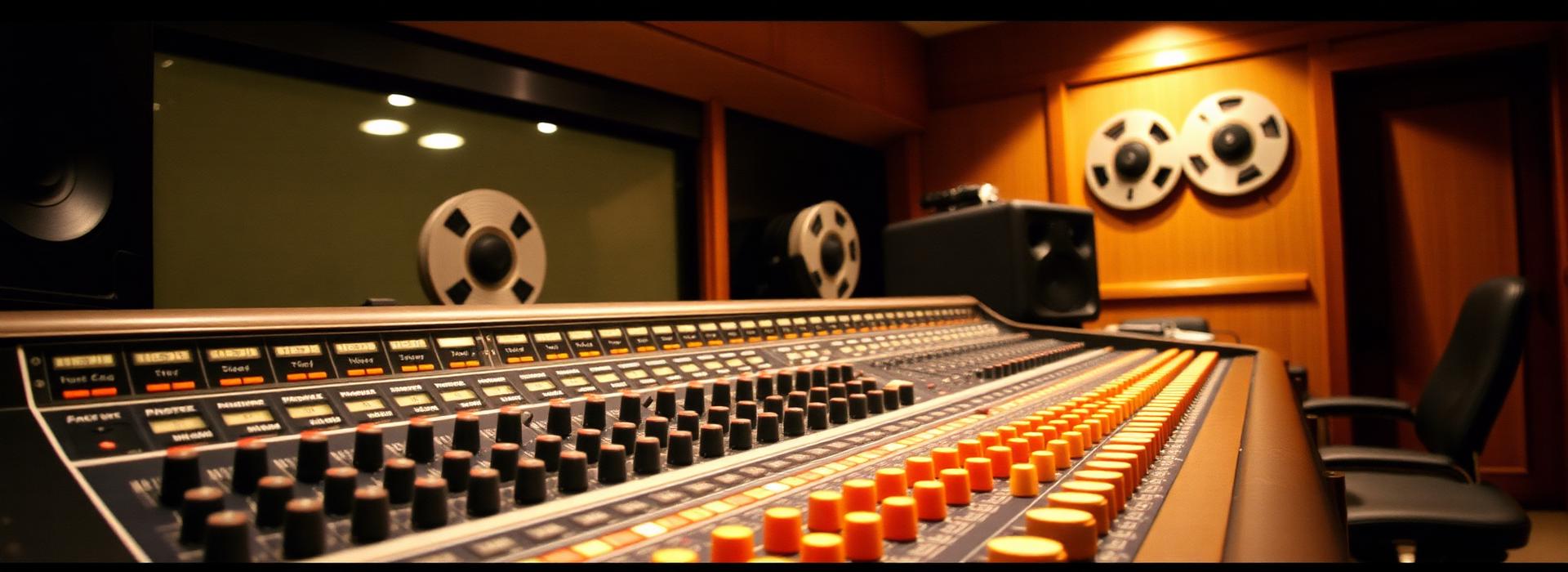 Mixing console